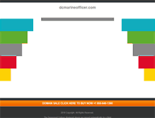 Tablet Screenshot of dcmarineofficer.com